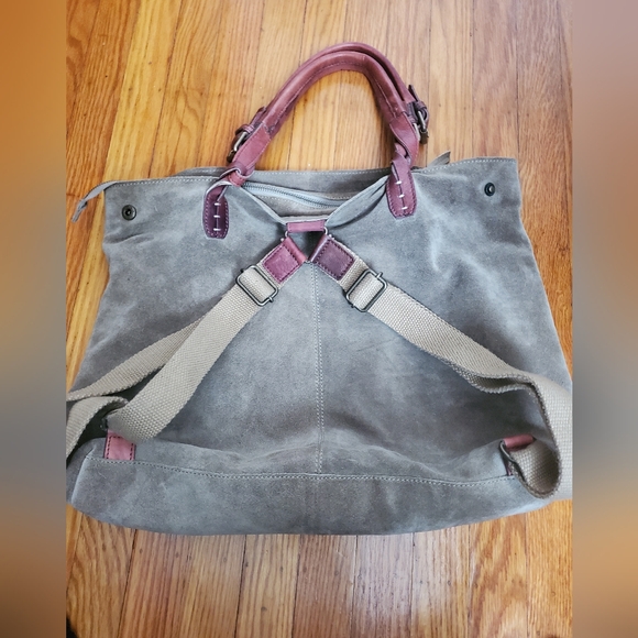 Free People Carson Backpack Bag 100%cow Leather - Picture 1 of 16